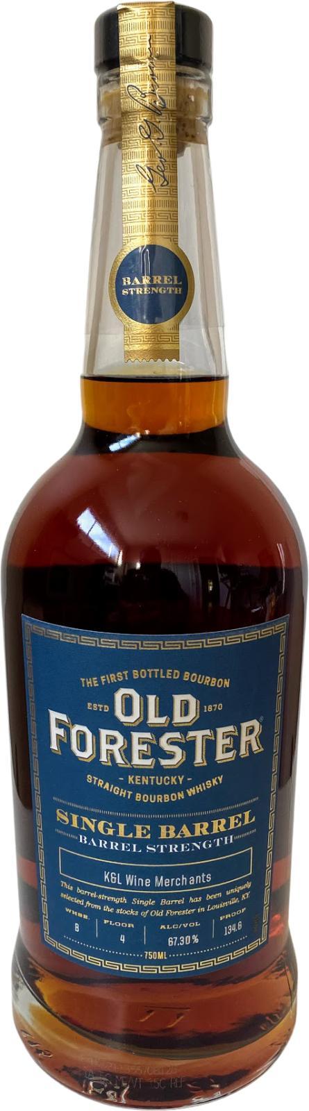 Old Forester Single Barrel  Barrel Strength