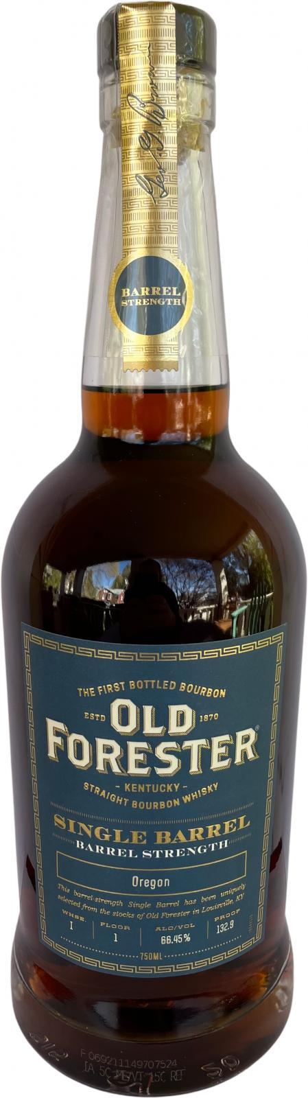 Old Forester Single Barrel  Barrel Strength