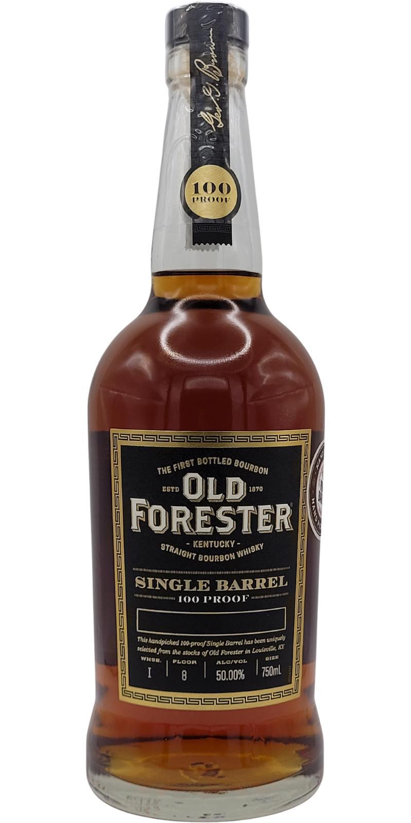 Old Forester Single Barrel  100 Proof