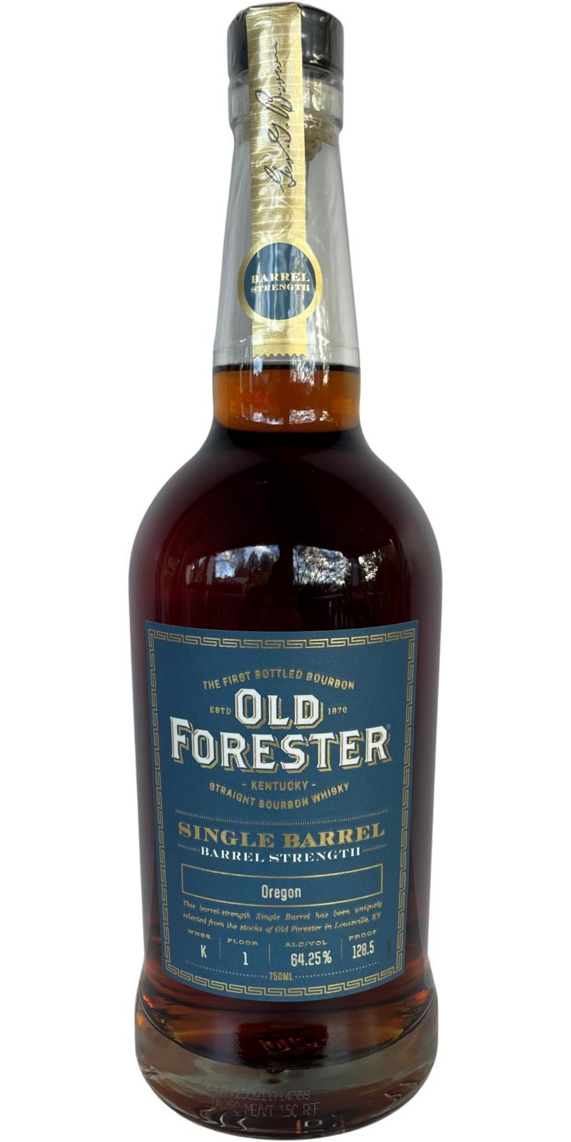 Old Forester Single Barrel  Barrel Strength