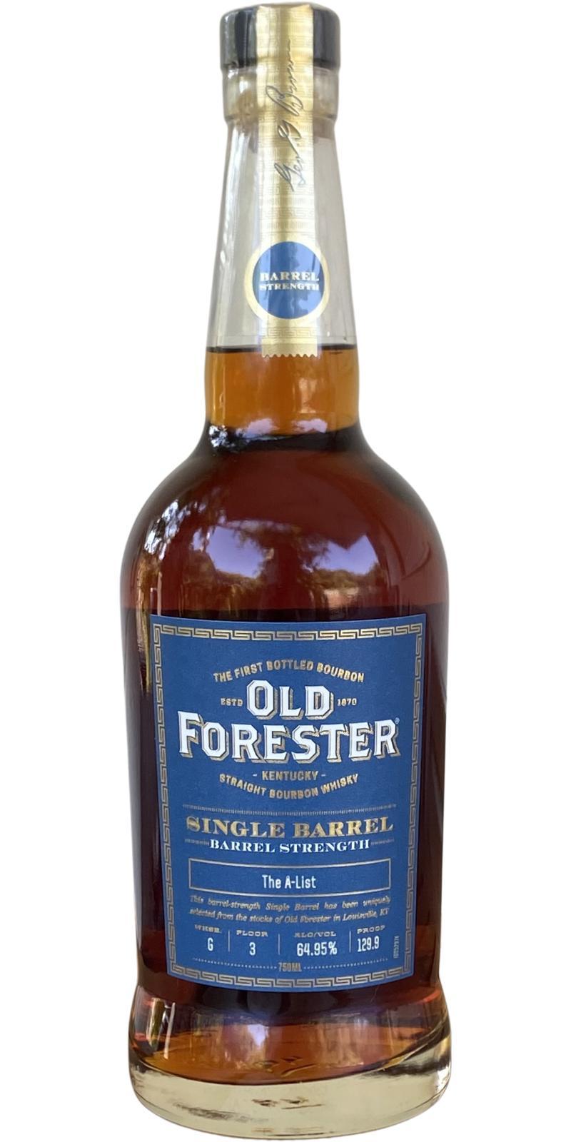 Old Forester Single Barrel