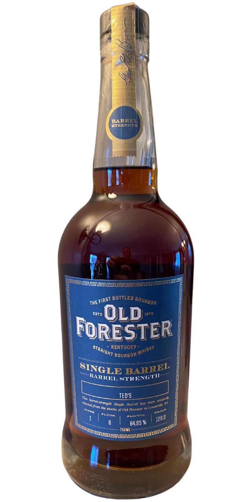 Old Forester Single Barrel  Barrel Strength