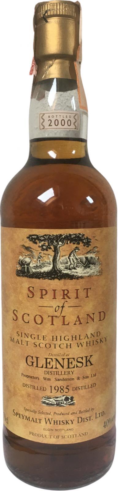 Glenesk 1985 GM  Spirit of Scotland