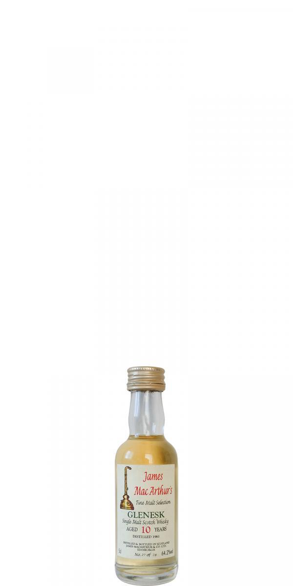 Glenesk 1981 JM  Fine Malt Selection - Miniature