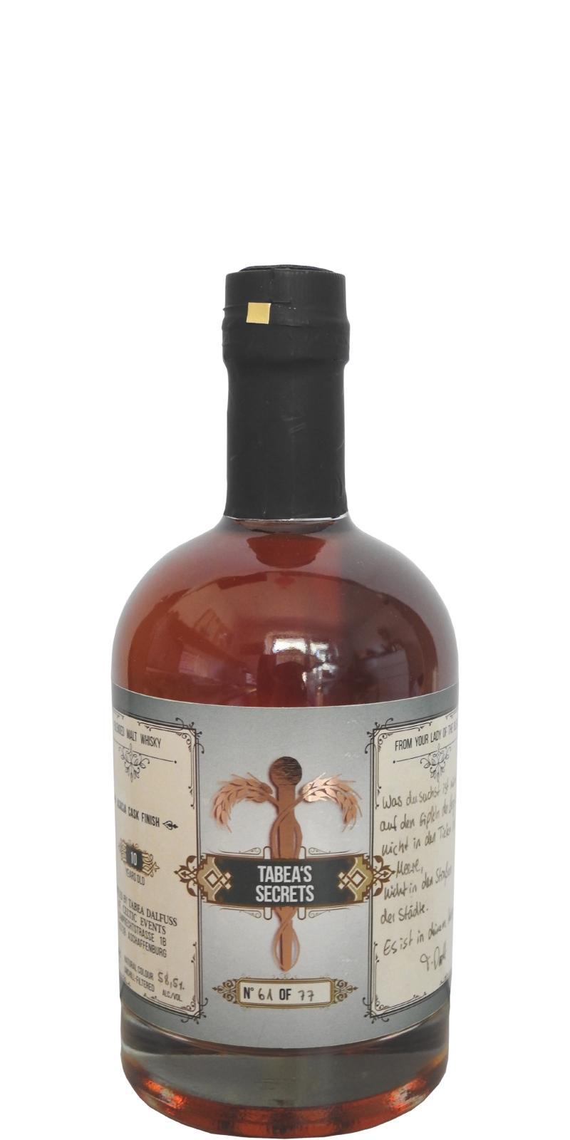 Blended Malt Whisky 10-year-old TaDa  Lady of the Blend - Tabea's Secrets