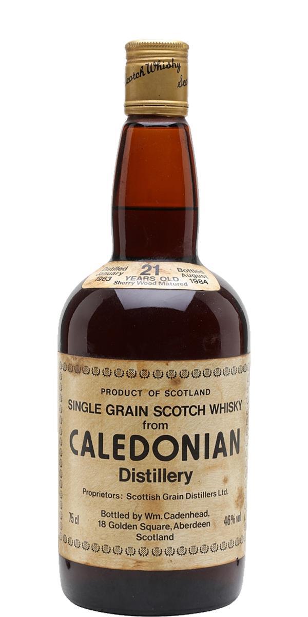 Caledonian 1963 CA  Dumpy Bottle - White label
