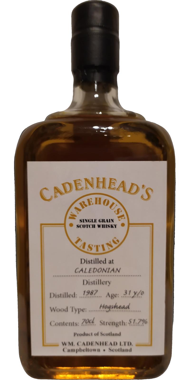 Caledonian 1987 CA  Warehouse Tasting