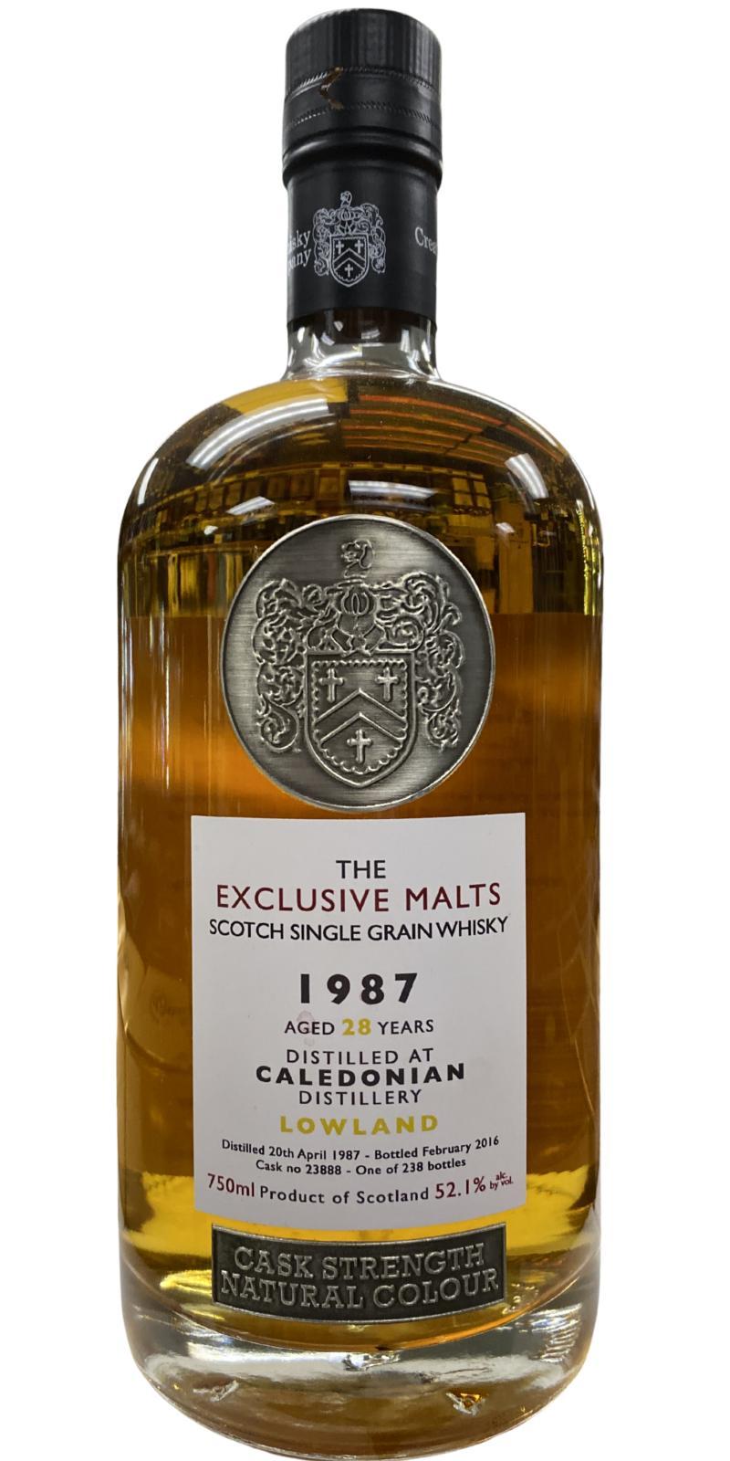 Caledonian 1987 CWC  The Exclusive Malts
