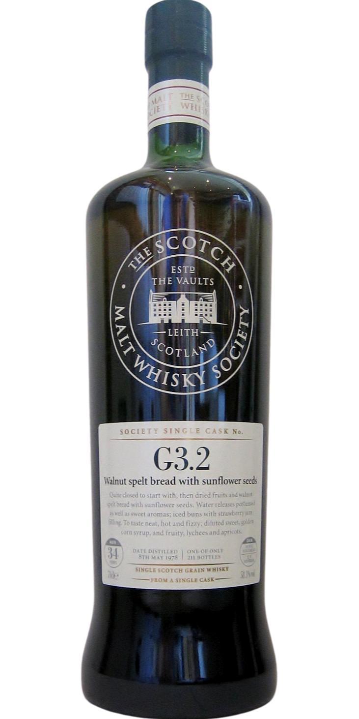 Caledonian 1978 SMWS G3.2  Walnut spelt bread with sunflower seeds