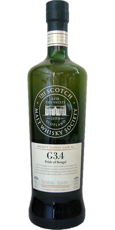 Caledonian 1984 SMWS G3.4  Pride of Bengal