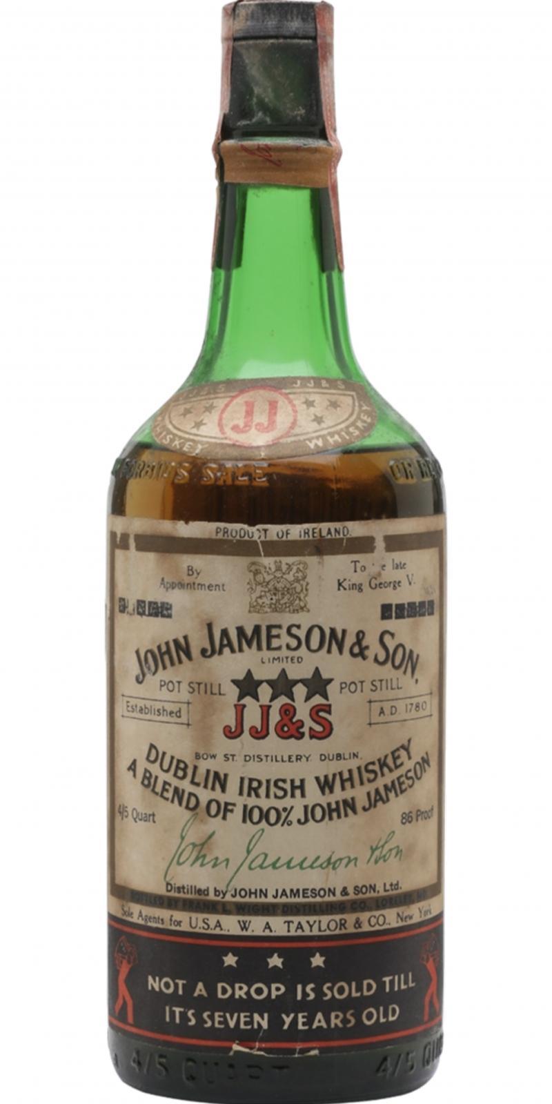 John Jameson & Son 07-year-old JJ&S