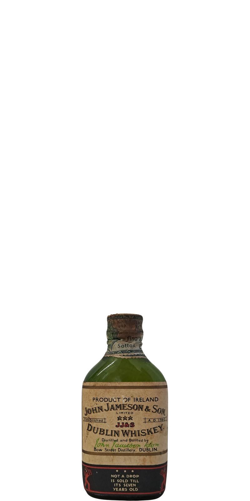John Jameson & Son 07-year-old Dublin Whiskey