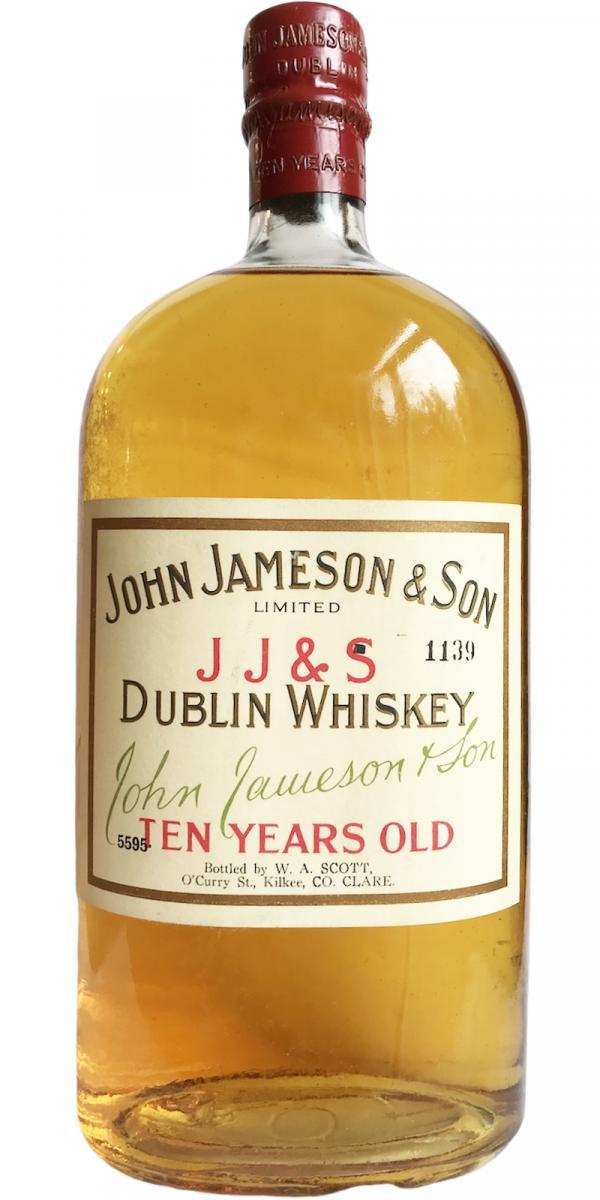 John Jameson & Son 10-year-old Dublin Whiskey