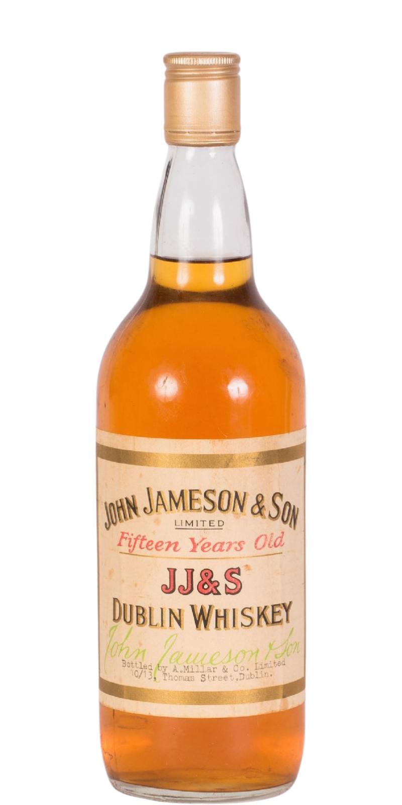 John Jameson & Son 15-year-old JJ&S