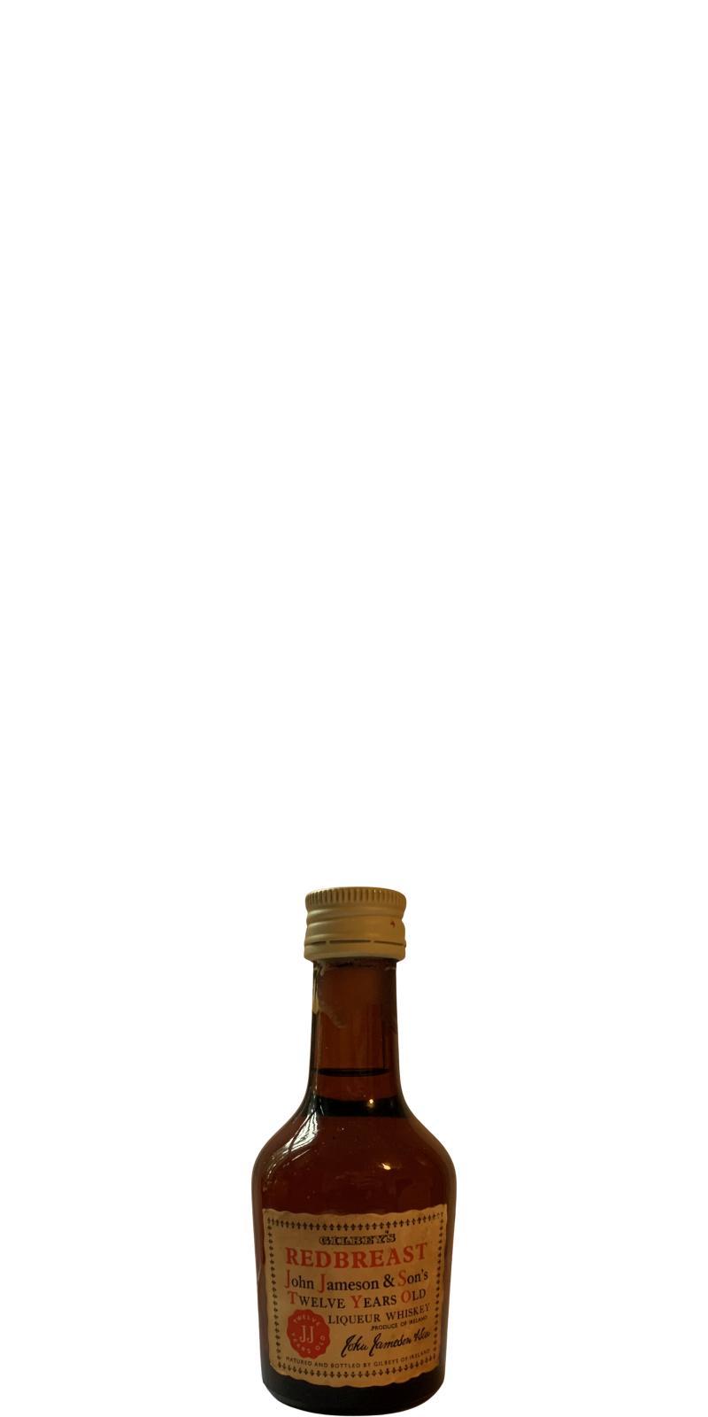 Redbreast 12-year-old Liqueur Whiskey - Miniature