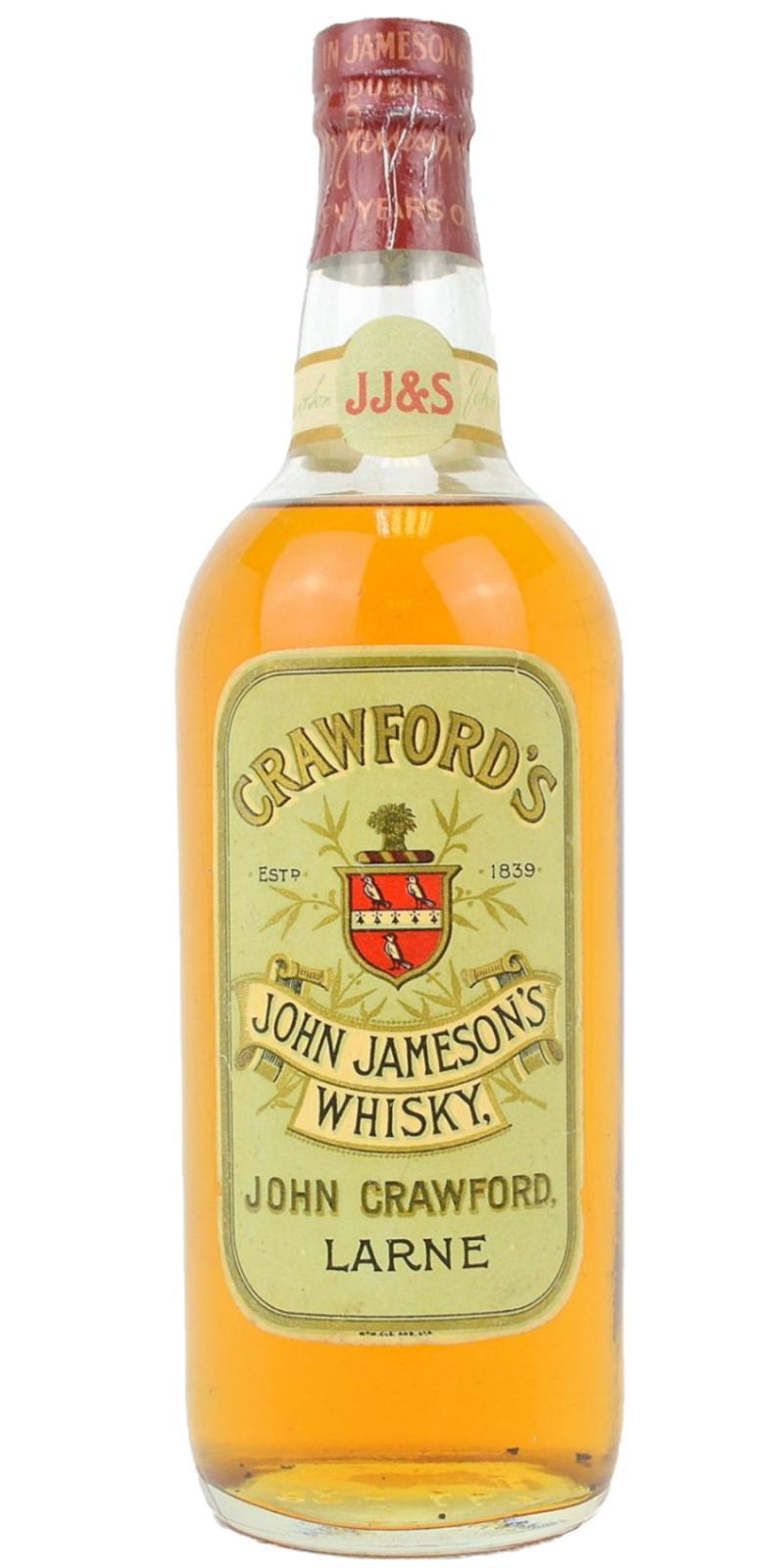 Crawford's (EIR) 10-year-old John Jameson's Whisky