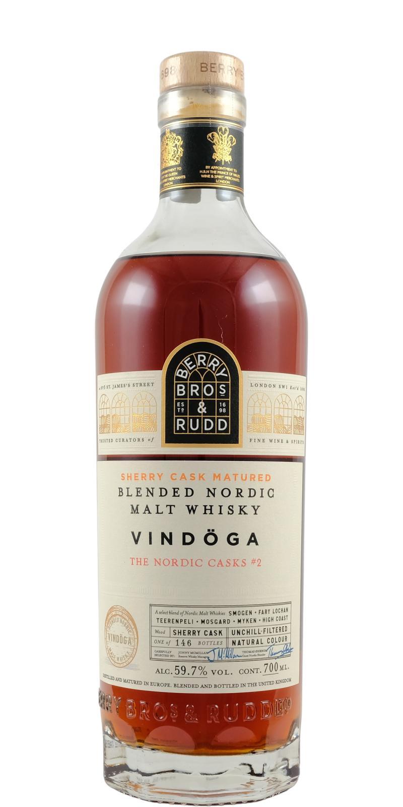 Vindöga Blended Nordic Malt Whisky BR  The Nordic Casks #2