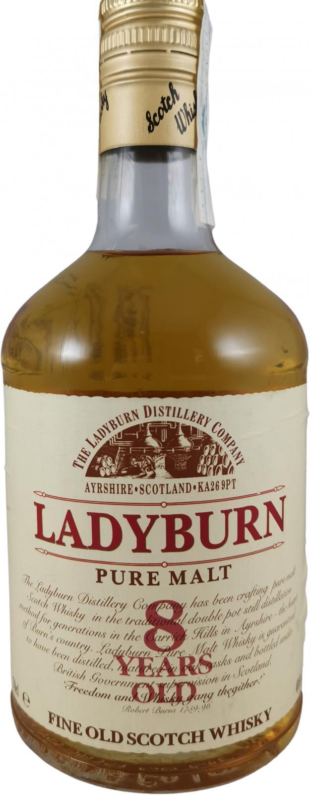 Ladyburn 08-year-old  Pure Malt