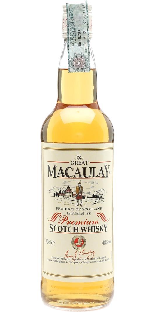 The Great Macaulay Premium  Scotch Whisky