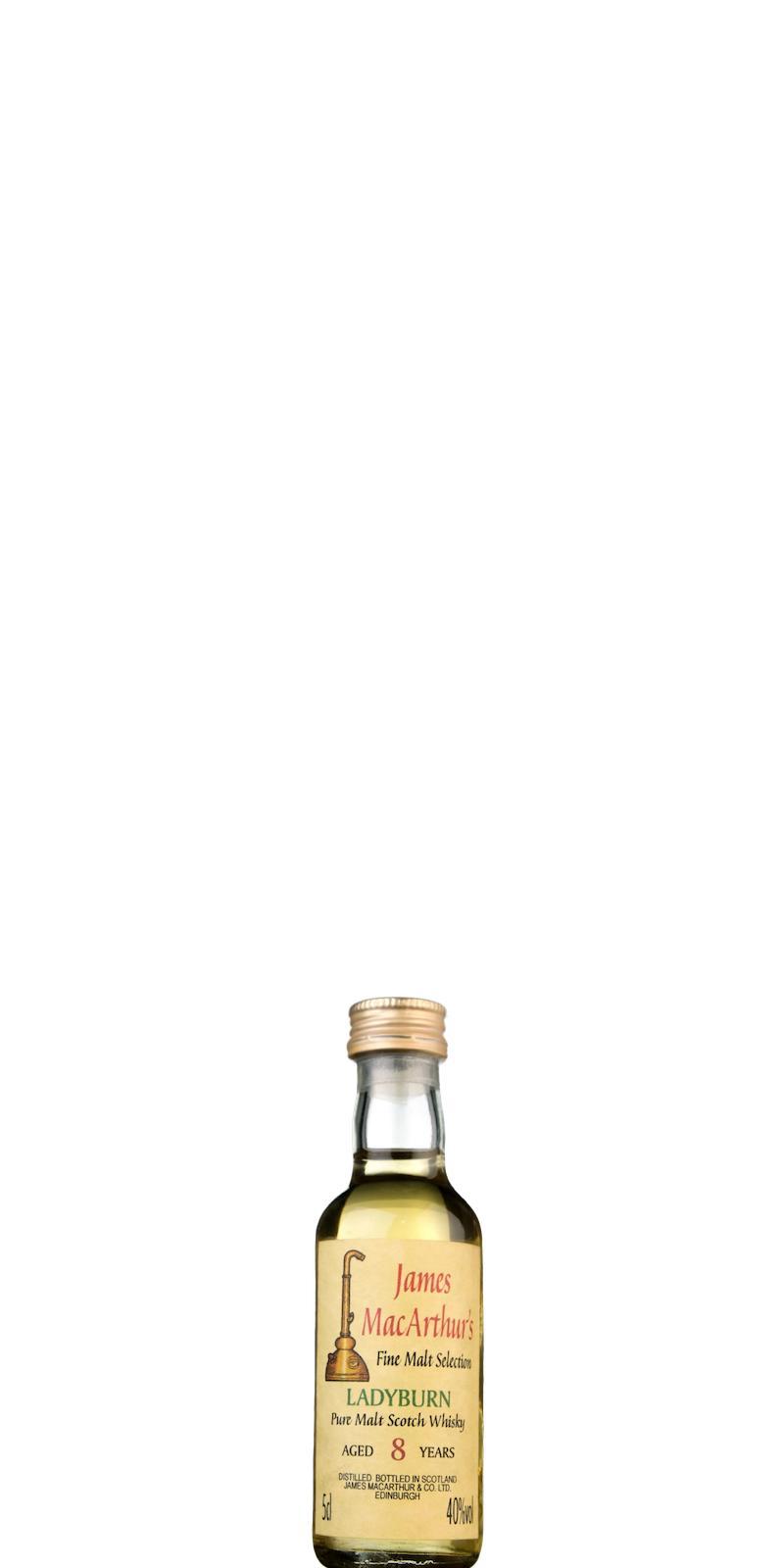 Ladyburn 08-year-old JM  Fine Malt Selection - Miniature