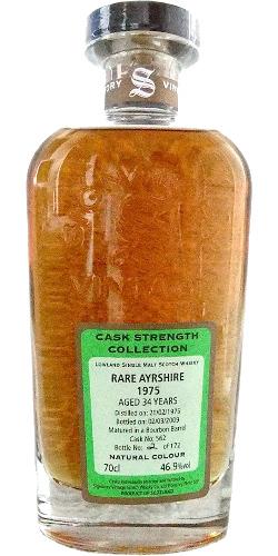 Ayrshire 1975 Rare SV  Cask Strength Collection