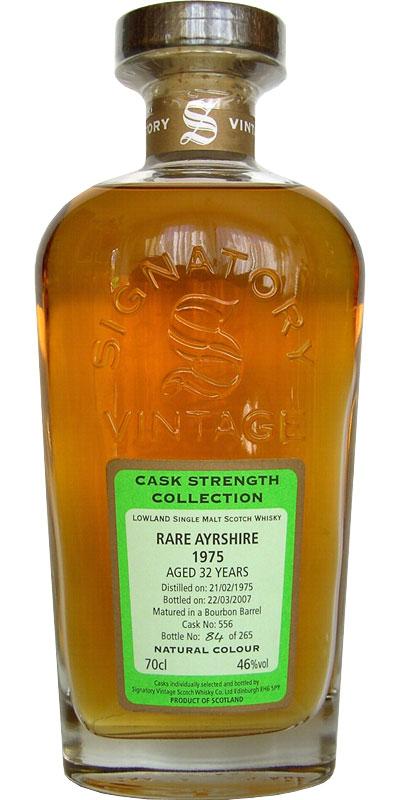 Ayrshire 1975 Rare SV  Cask Strength Collection