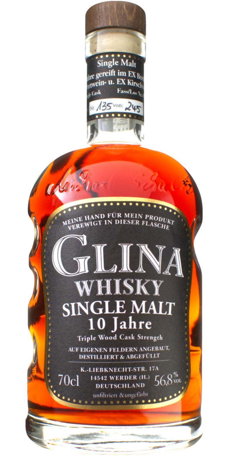 Glina Whisky 10-year-old  Triple Wood Cask Strength