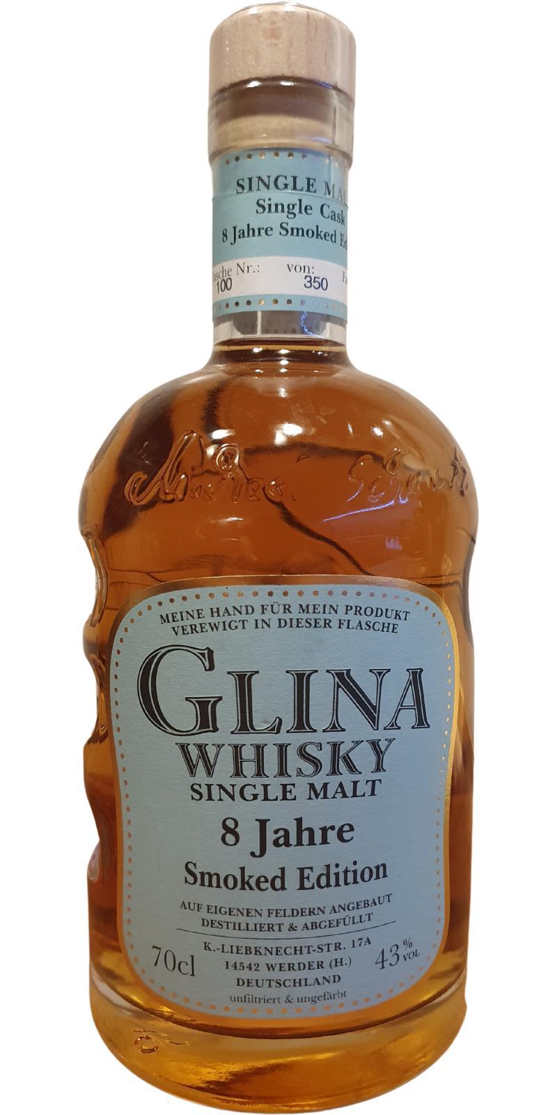 Glina Whisky 08-year-old  Smocked Edition
