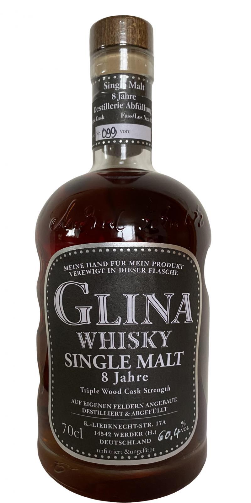 Glina Whisky 08-year-old  Triple Wood Cask Strength