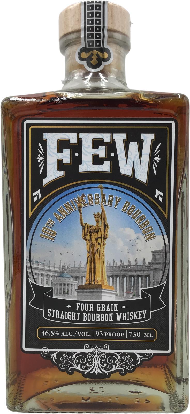 FEW 10th Anniversary Bourbon  Four Grain Straight Bourbon Whiskey