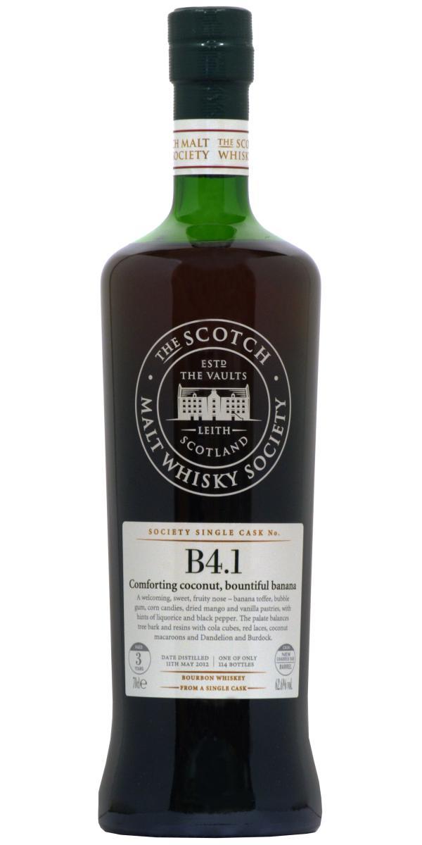 FEW 2012 SMWS B4.1  Comforting coconut, bountiful banana