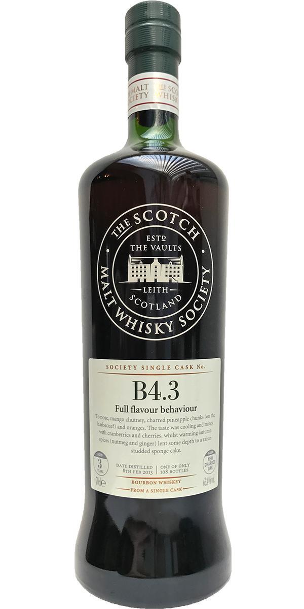 FEW 2013 SMWS B4.3  Full flavour behaviour