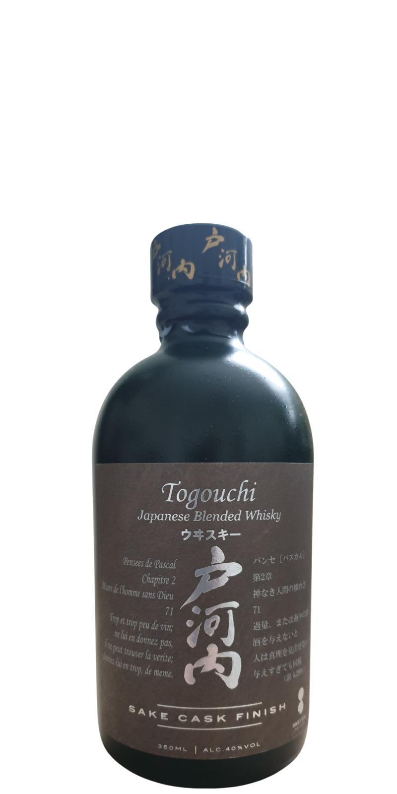 Togouchi Sake Cask Finish  Japanese Blended Whisky