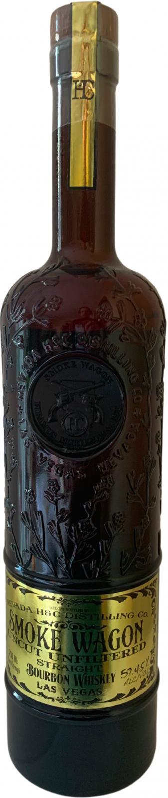 Smoke Wagon Straight Bourbon Whiskey  Uncut & Unfiltered