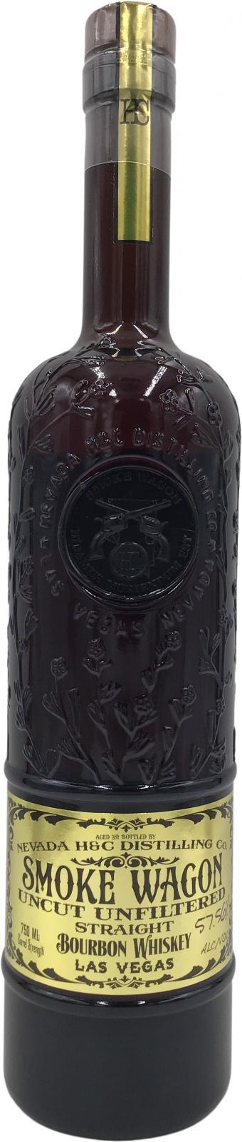 Smoke Wagon Straight Bourbon Whiskey  Uncut & Unfiltered