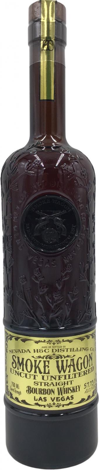 Smoke Wagon Straight Bourbon Whiskey  Uncut & Unfiltered