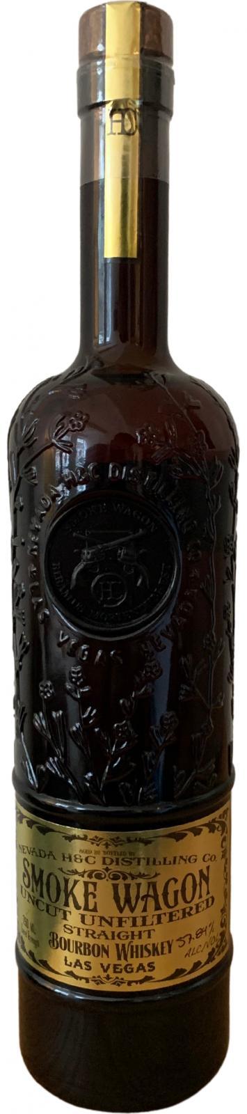 Smoke Wagon Straight Bourbon Whiskey  Uncut & Unfiltered