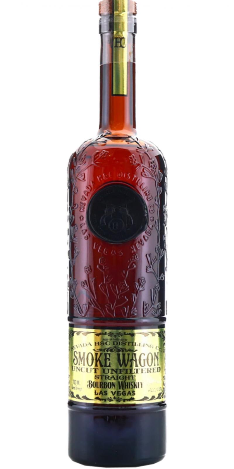 Smoke Wagon Straight Bourbon Whiskey  Uncut & Unfiltered