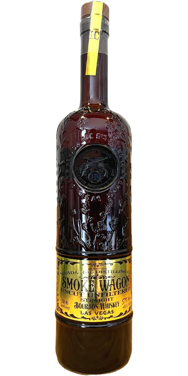 Smoke Wagon Straight Bourbon Whiskey  Uncut Unfiltered