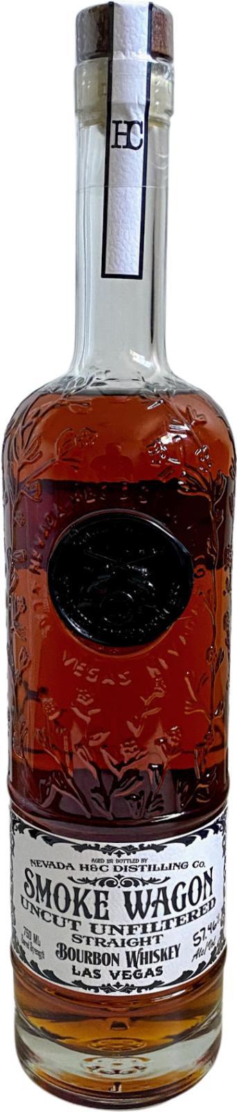 Smoke Wagon Straight Bourbon Whiskey  Uncut & Unfiltered