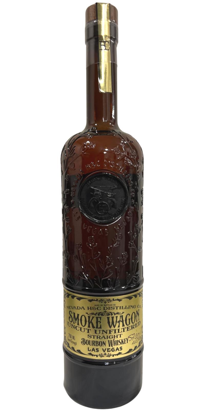 Smoke Wagon Straight Bourbon Whiskey  Uncut Unfiltered