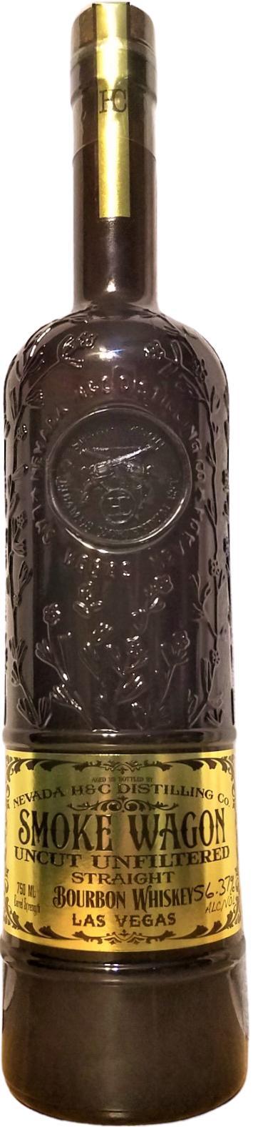 Smoke Wagon Straight Bourbon Whiskey  Uncut & Unfiltered