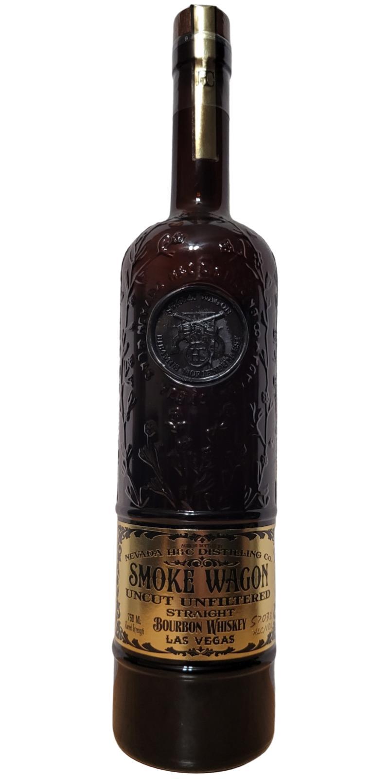 Smoke Wagon Uncut Unfiltered  Straight Bourbon Whiskey