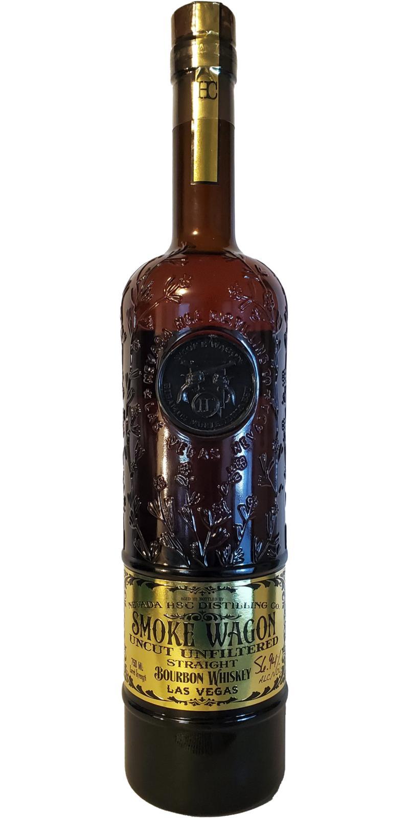 Smoke Wagon Uncut Unfiltered  Straight Bourbon Whiskey