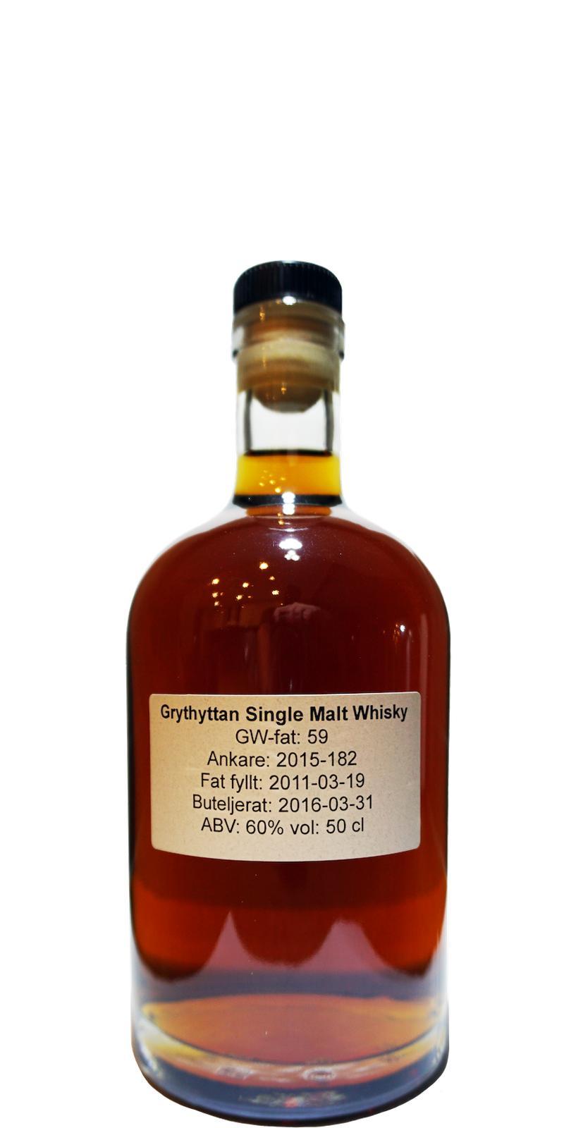 Grythyttan 2011  Privat Buteljering