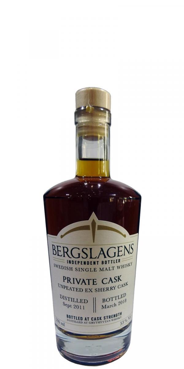 Bergslagens 2011 Ber  Private Cask