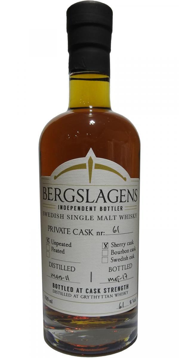 Bergslagens 2011 Ber  Private Cask