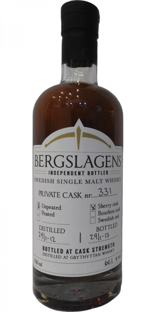 Bergslagens 2012 Ber  Private Cask