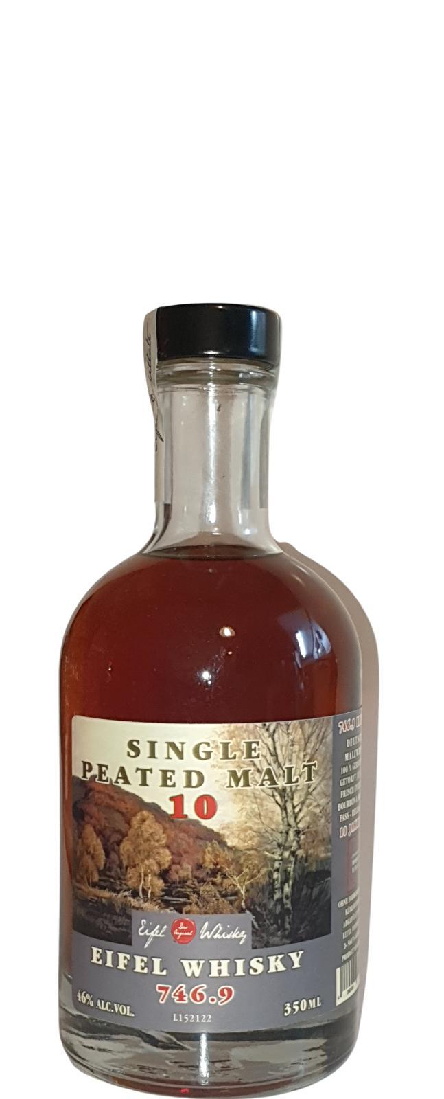 Eifel Whisky 10-year-old   746.9 Single Peated Malt Whisky