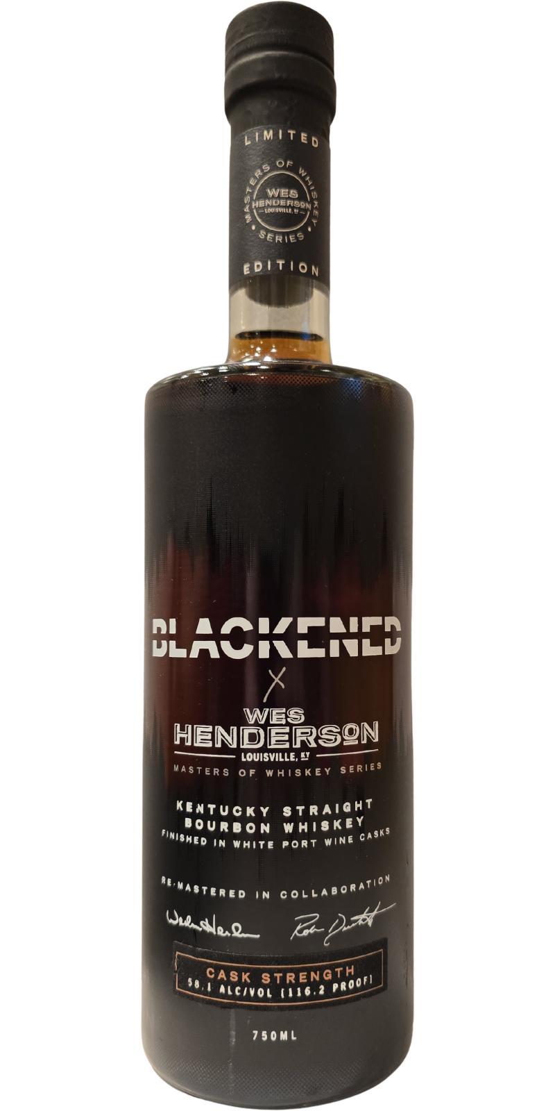 Blackened X Wes Henderson  Masters of Whiskey Series